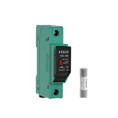 ฟิวส์ความร้อนพลังงานแสงอาทิตย์ระบบ PV 20A 1000V DC 1P ฟิวส์อัตโนมัติ
