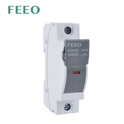 กล่องฟิวส์ DC และฐาน 14X51mm 12v 24v 600v 1000v