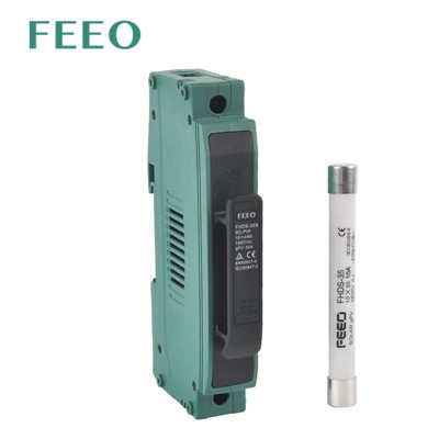 DC โฟโต้โวลตาอิกฟิวส์ 1500Vdc ฟิวส์โซลาร์เซลล์แสงอาทิตย์ 10x85mm